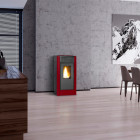 Salamandra a Pellets Altea Aquecimento central - Ferlux